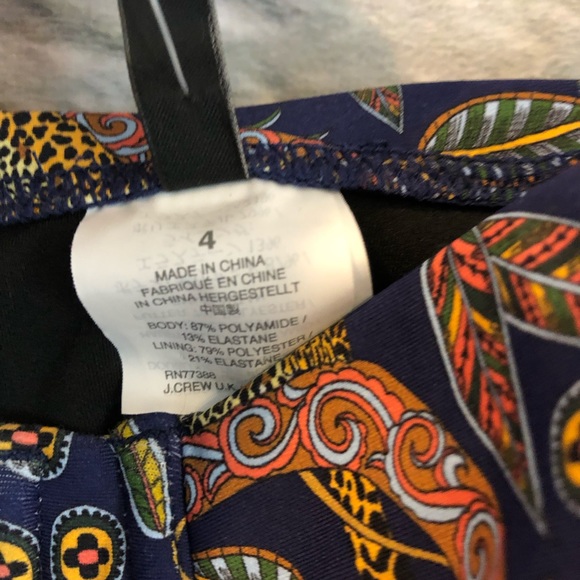 NWT J.Crew Sz 4 Underwire Swimsuit Leopard Jungle - Picture 8 of 8